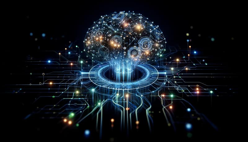 abstract representation of the memory of an LLM